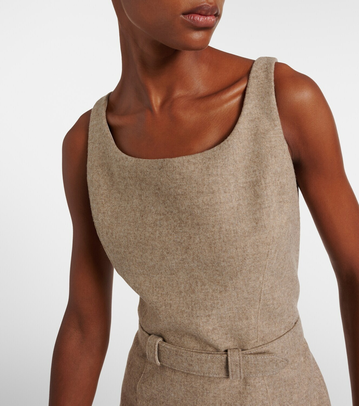The Row Vadira wool midi dress