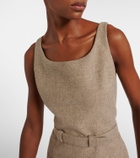 The Row Vadira wool midi dress