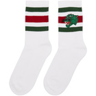 Gucci White Panther Socks