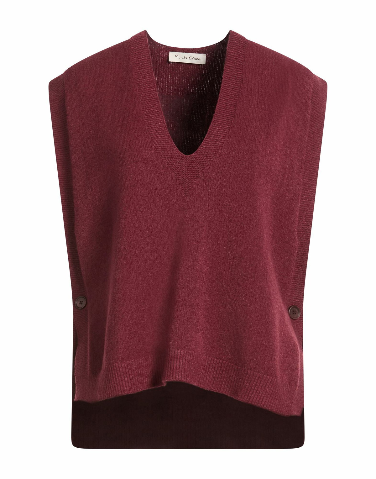 Manila Grace Womens Sweater Garnet