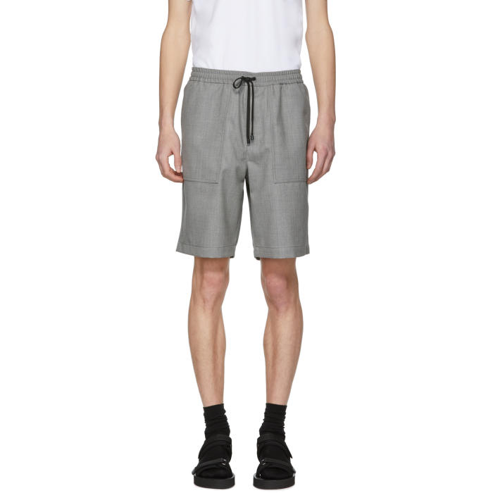 Photo: AMI Alexandre Mattiussi Grey Bermuda Shorts 