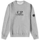 C.P. Company Undersixteen Women's Logo Crew Sweat in Grey Melange