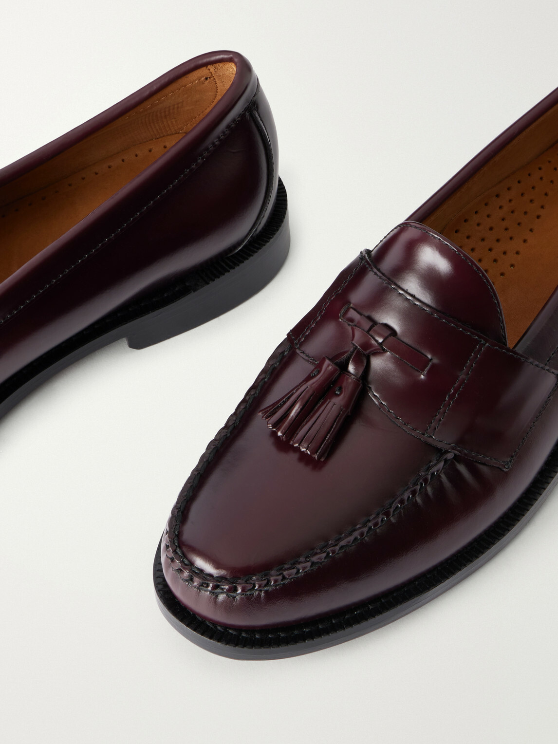 Sebago - Cayman Tasseled Leather Loafers - Burgundy