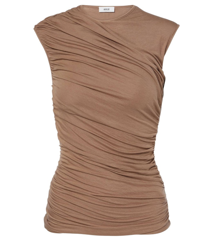 Photo: Agolde Ester ruched tank top
