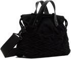 master-piece Black Yashiki Edition Textured Messenger Bag