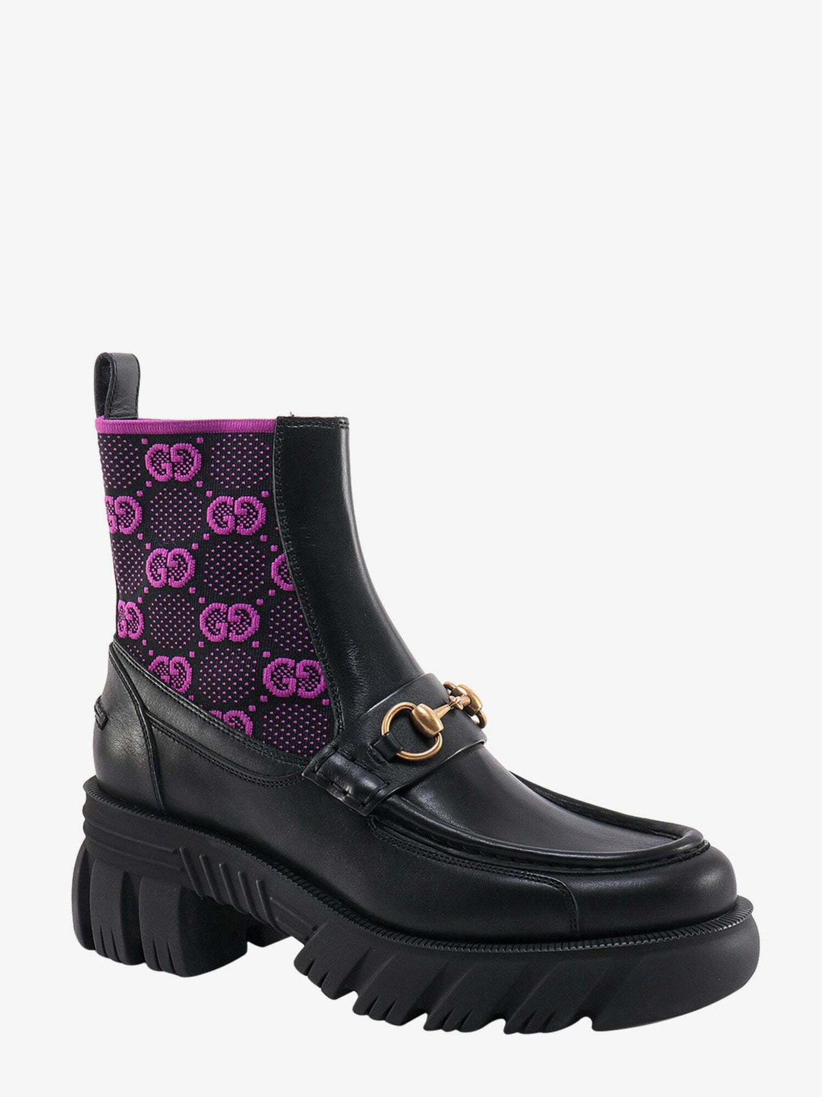 ショートブーツ・ブーティ GUCCI  Gucci Ankle Boots Women Fabric Black Gucci Ankle Boots Black Womens Gucci