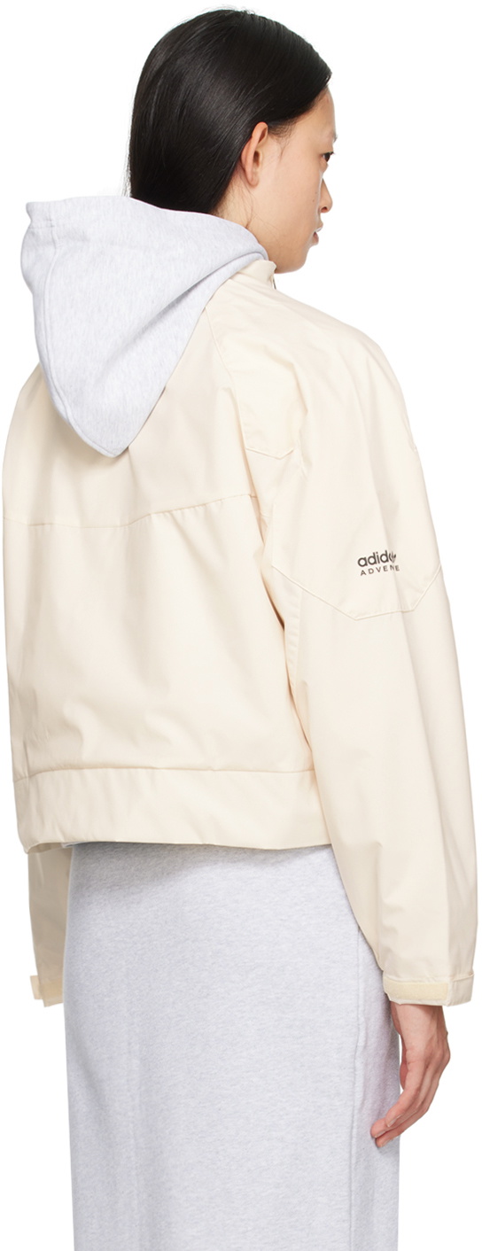 adidas Originals Off-White Cropped Jacket
