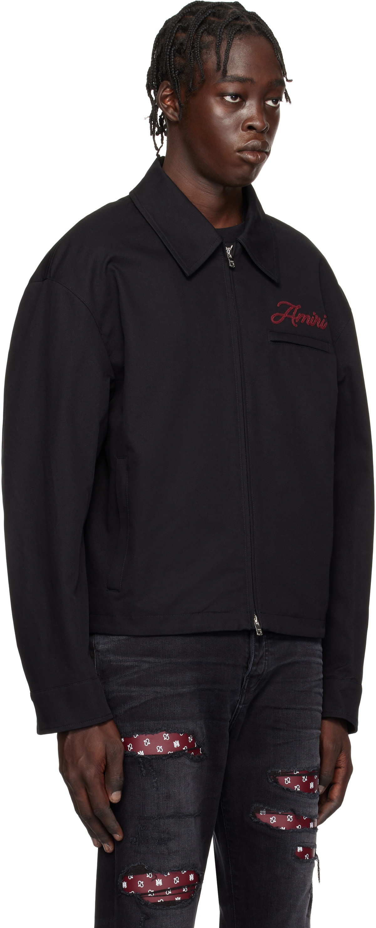 AMIRI Black Zip Jacket Amiri