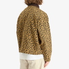 Brain Dead Men's Cropped Chore Jacket in Leopard