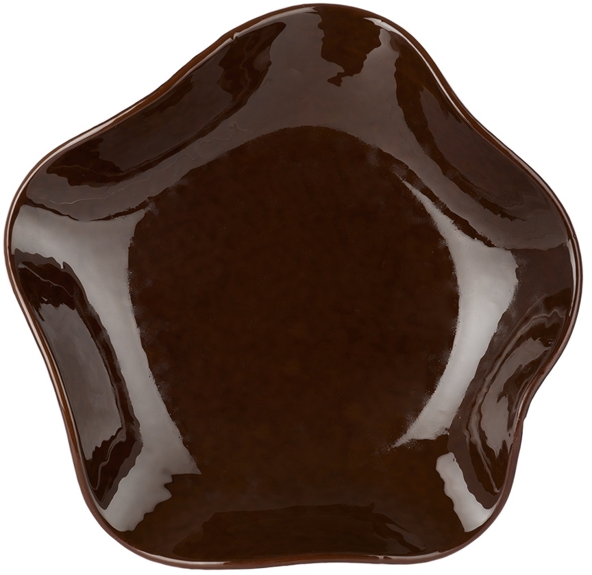 Sophie Lou Jacobsen Brown Small Petal Plate