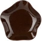 Sophie Lou Jacobsen Brown Small Petal Plate