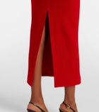 Roland Mouret Belted wool midi dress