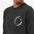 CLOT Globe Logo Crew Sweat in Black