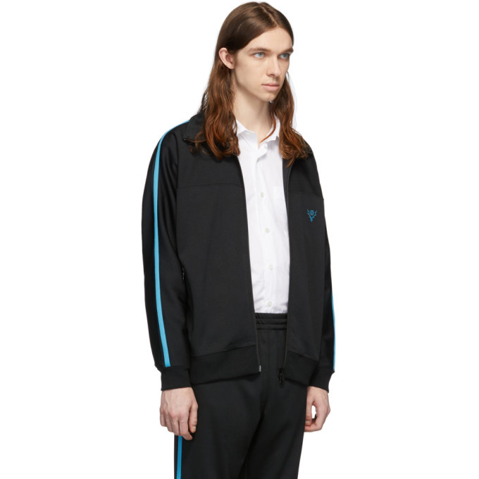 South2 West8 Black Trainer Jacket