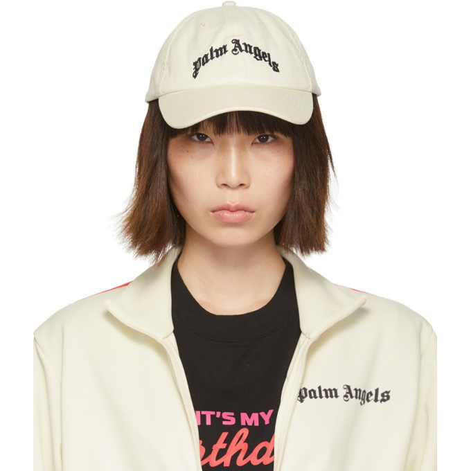 LOGO OVER T-SHIRT in white - Palm Angels® Official