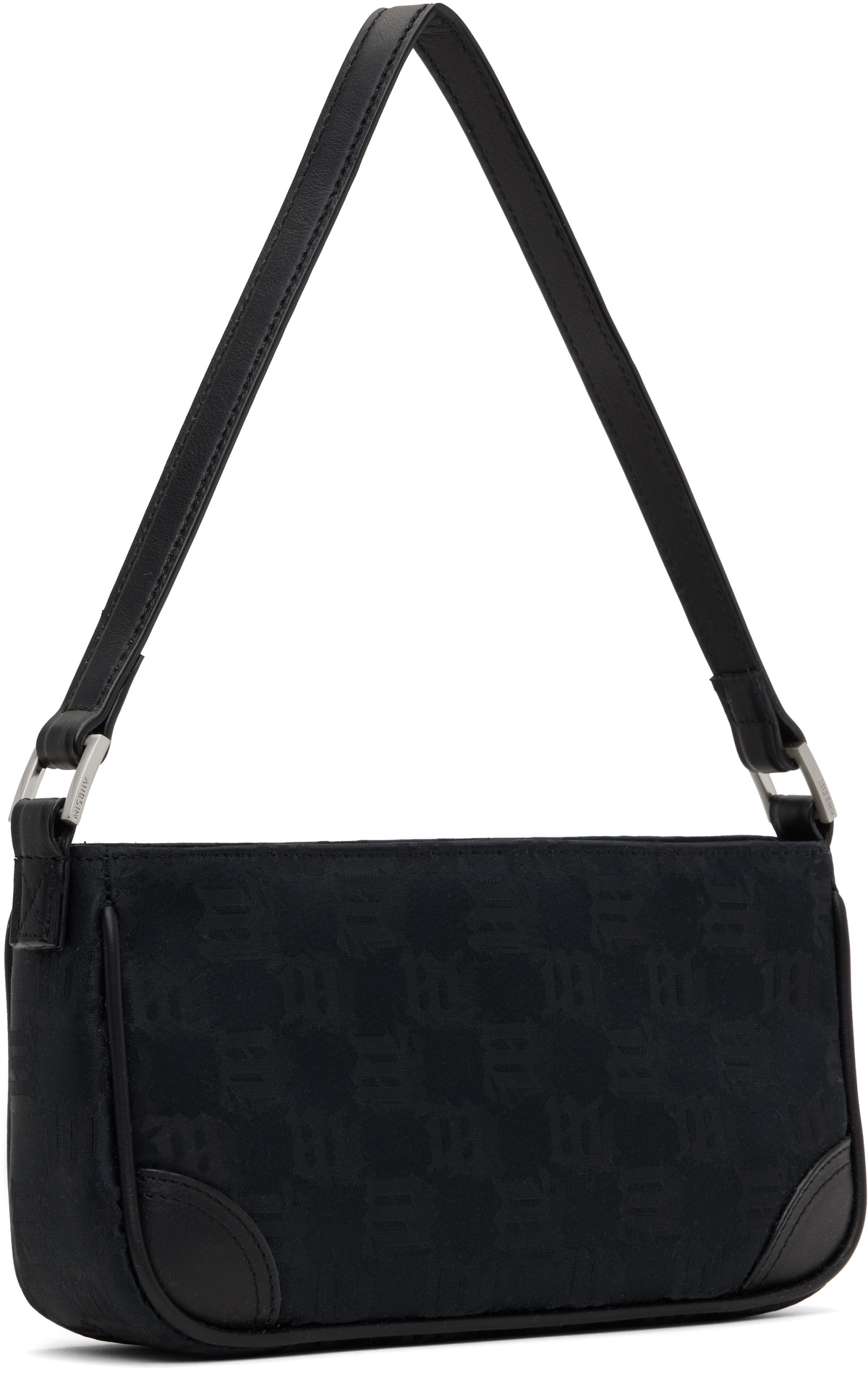 MISBHV Black Jacquard Monogram 90s Mini Bag