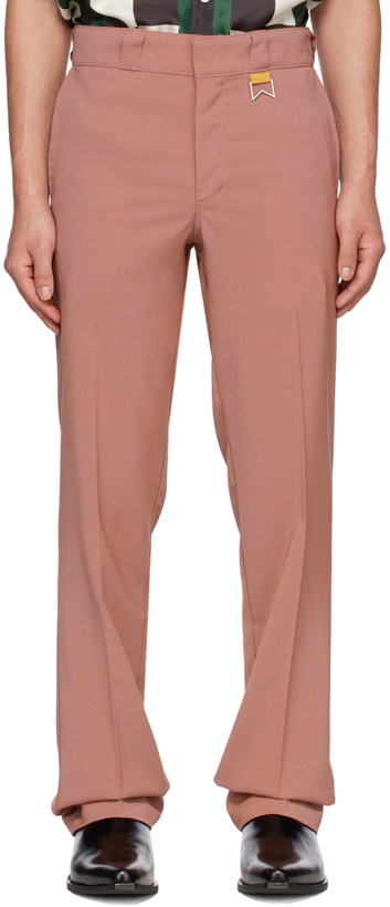 Photo: Rhude Pink Four-Pocket Trousers