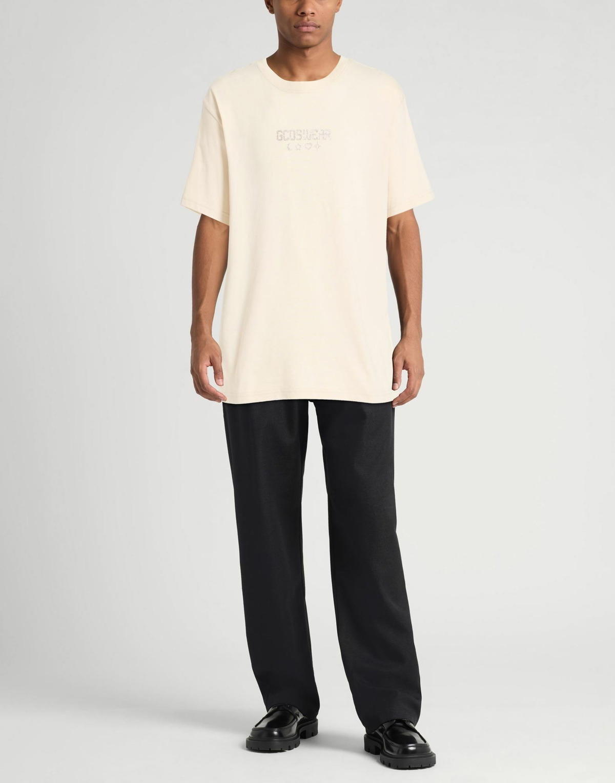 Gcds Mens T-shirt in Beige