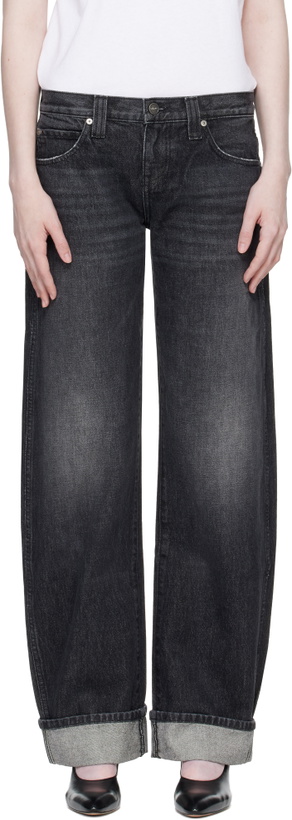 Photo: KHAITE Black Karo Jeans