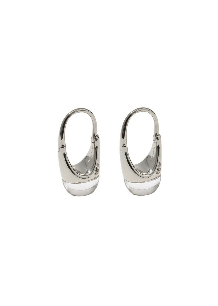 Otiumberg Roscida Quartz Sterling Silver Hoop Earrings - One Size
