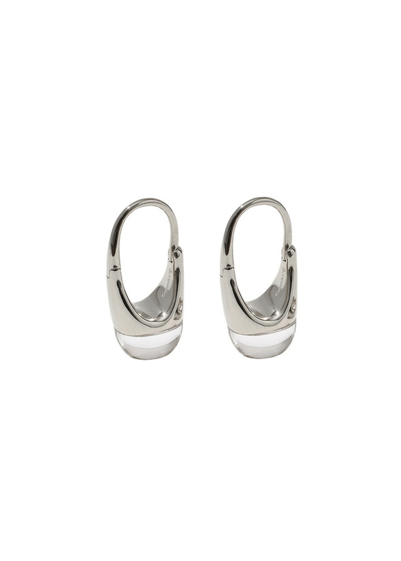 Photo: Otiumberg Roscida Quartz Sterling Silver Hoop Earrings - One Size
