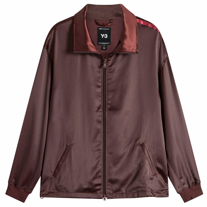 Photo: Y-3 Women's Satin Track Jacket in Red