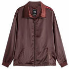 Y-3 Women's Satin Track Jacket in Red