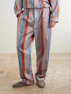 Derek Rose - Wellington 61 Striped Cotton Pyjama Set - Pink
