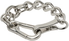 Heron Preston Silver Multichain Bracelet