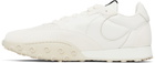 Marine Serre White Suede Leather MS Rise Sneakers