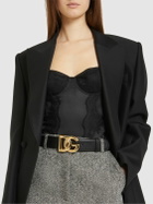 DOLCE & GABBANA 2.5cm Dg Iconic Baroque Leather Belt