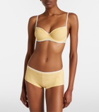 Eres Coconut striped bikini top