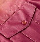 Sies Marjan - Dean Camp-Collar Dégradé Satin Shirt - Pink