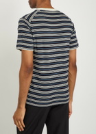Wales Bonner Song Striped Fine-knit Wool-blend T-shirt Multicoloured 1