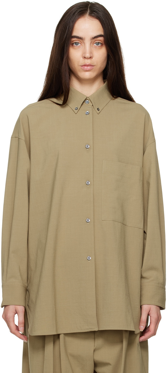 Studio Nicholson Khaki Blai Shirt Studio Nicholson