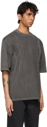 ADER error Grey Needle Logo T-Shirt