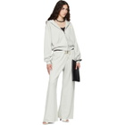 Fear of God ESSENTIALS Gray Raw Cut Lounge Fit Sweatpants