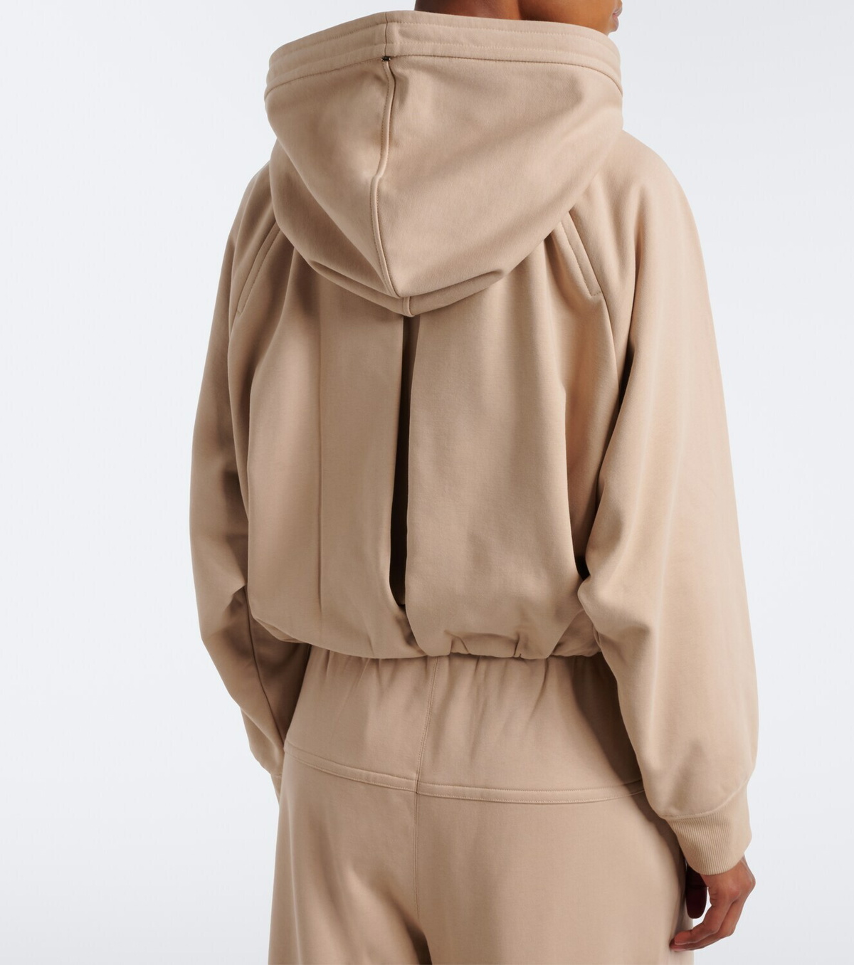 Sportmax Cotton-blend jersey hoodie