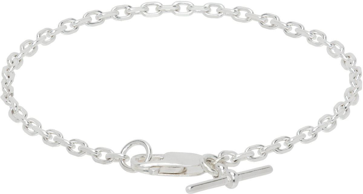 Martine Ali Silver Cable Chain Bracelet