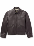 Loro Piana - Gail Full-Grain Leather Jacket - Black