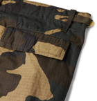 Carhartt WIP - Aviation Camouflage-Print Cotton-Ripstop Cargo Shorts - Green