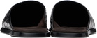 Fear of God Black Croc Embossed Slides