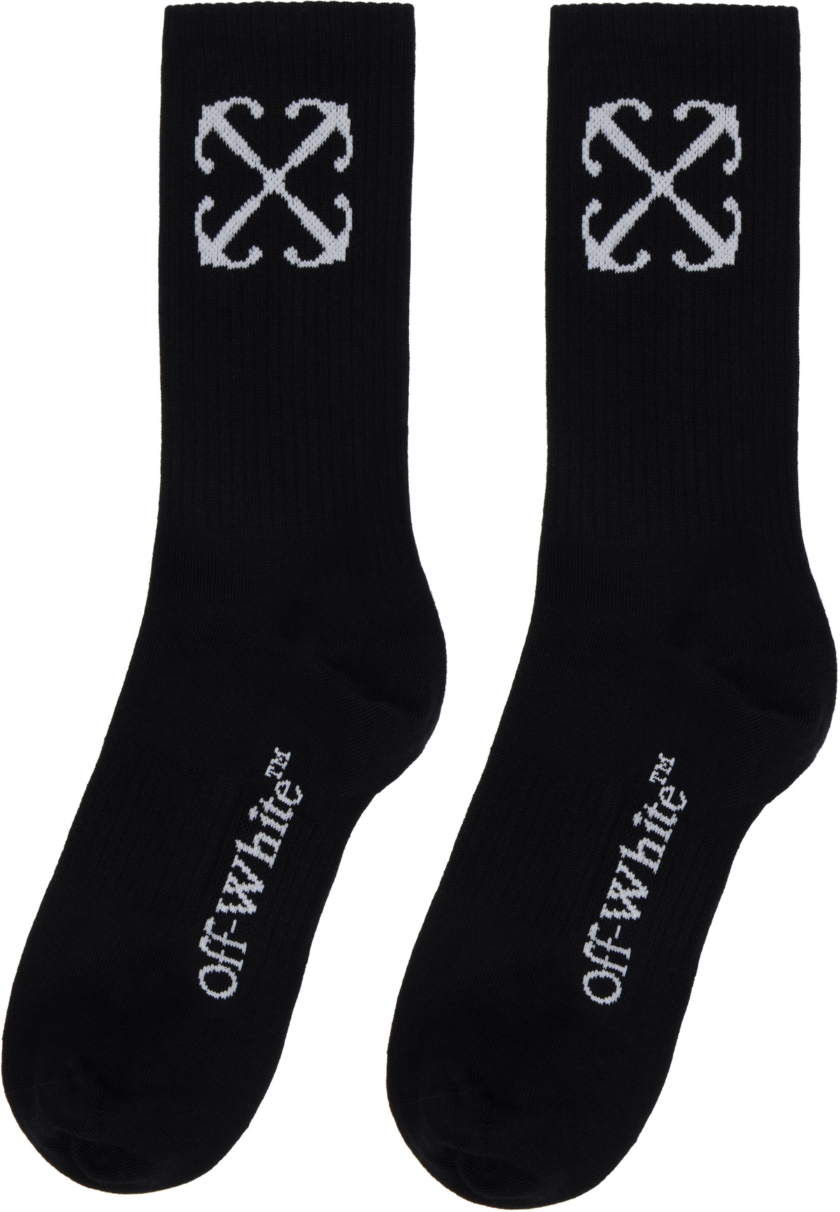 Off-White Black Arrow Mid Socks