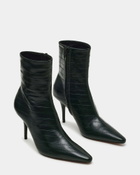 Steve Madden Heleena Booties in Green Exotic