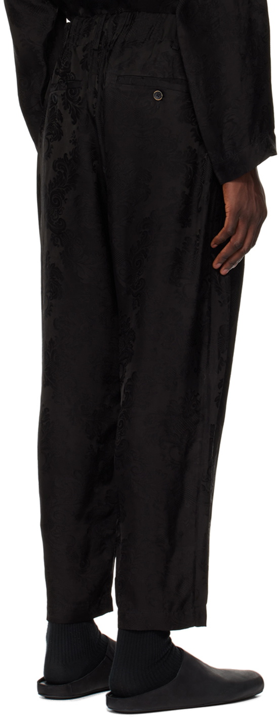 UMA WANG Black Pigiama Trousers