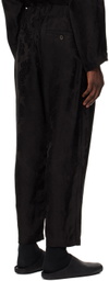 UMA WANG Black Pigiama Trousers