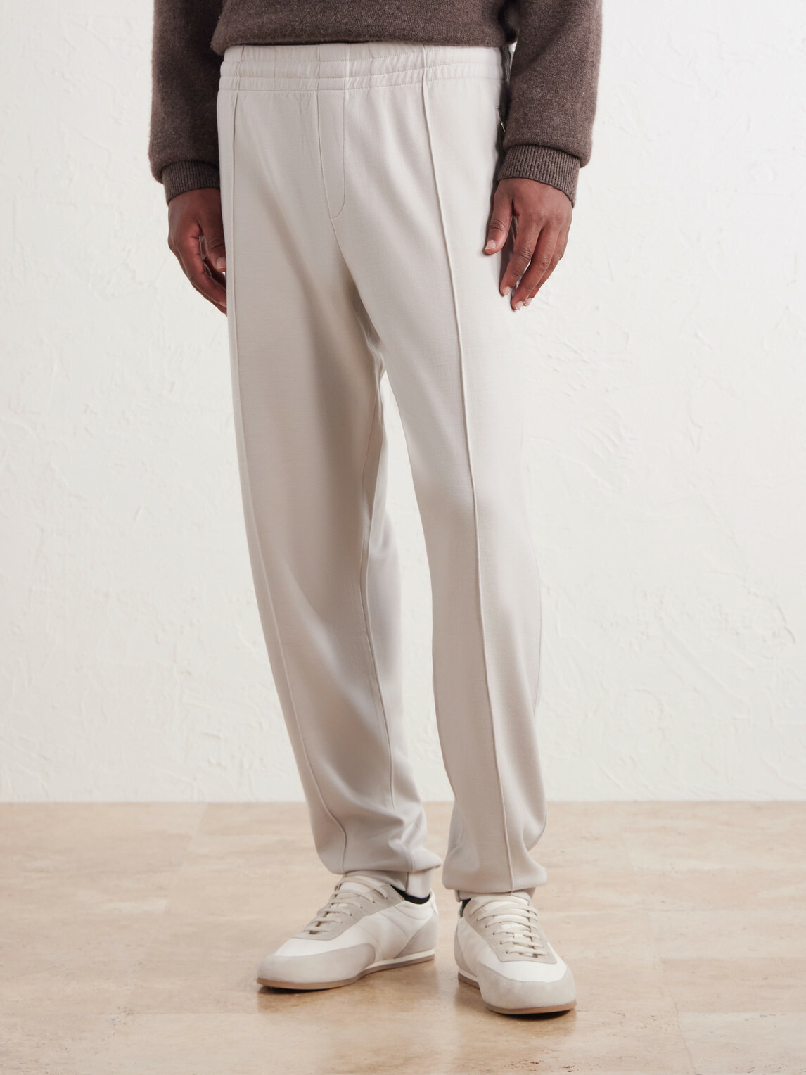 Orlebar Brown - Tapered Wool-Jersey Sweatpants - Neutrals