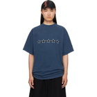 Balenciaga Navy 5-Star T-Shirt
