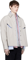 Commission Gray Rider Denim Overshirt