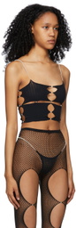 Rui Black Center Cut-Out Tank Top
